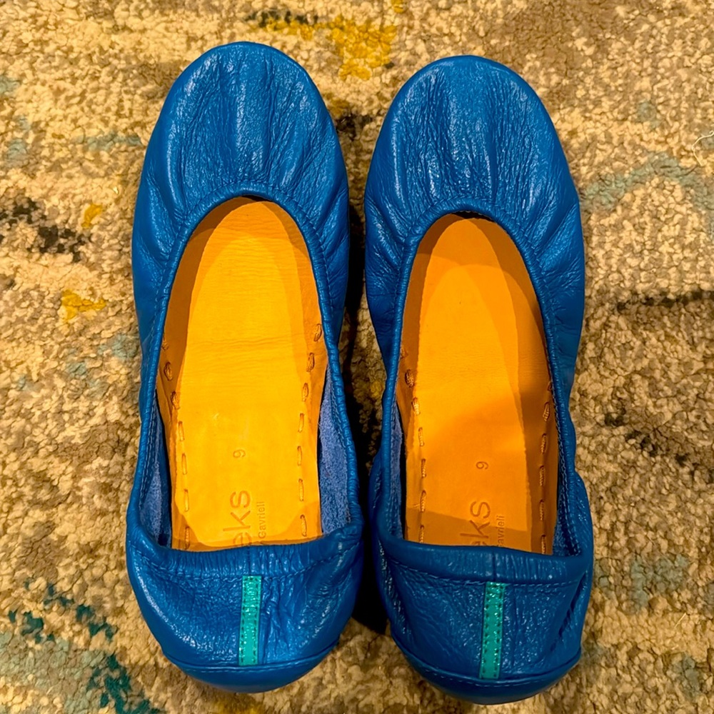Size 9 Cobalt Blue Tieks / Never worn, new without box